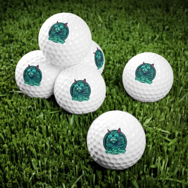 CCC Themed Golf Balls Set - 6 Pcs with Fun Designs - Image 3