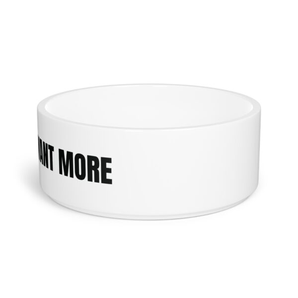 Funny Pet Bowl - 'I Already Want More' | Playful Dish for Dogs & Cats - Image 4