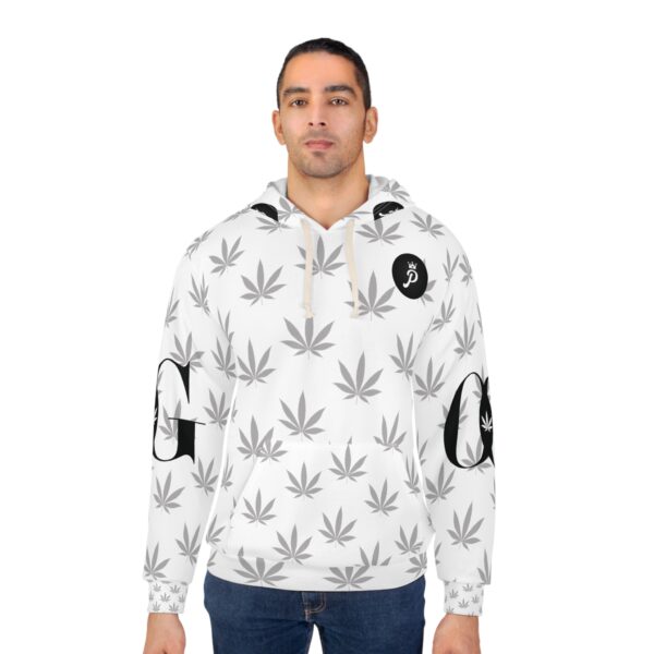 OG Push Pressure Cannabis Leaf Unisex Pullover Hoodie - Trendy Streetwear for Relaxation & Style - Image 5