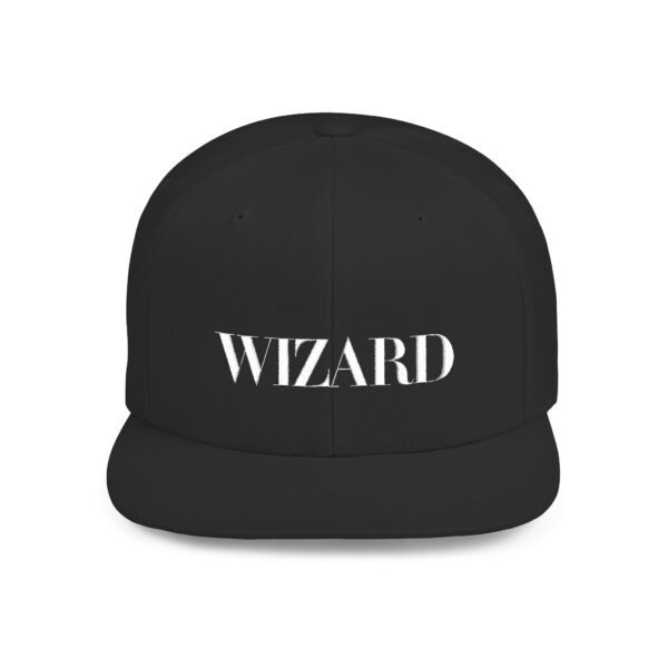 Cool Wizard Flat Bill Snapback Cap | Trendy Urban Style Hat