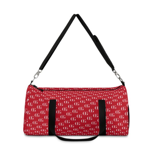 Red OG Monogram Duffel Bag - Perfect for Travel or Gym - Image 2