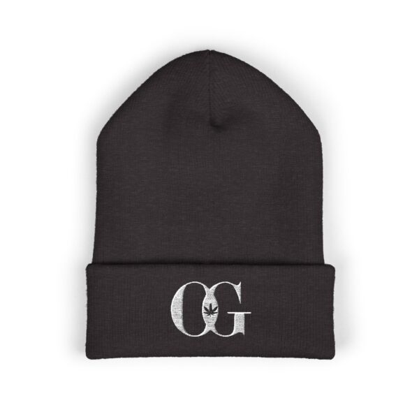 OG Cannabis Stylish Embroidered Classic Cuffed Beanie Street Wear - Image 11