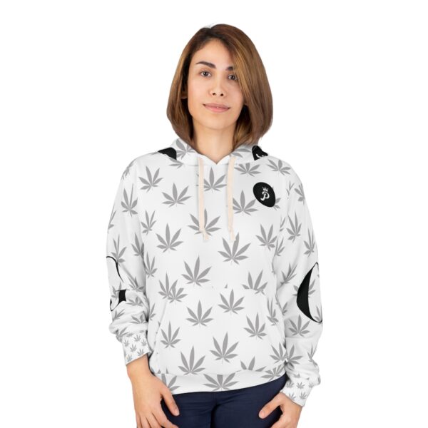 OG Push Pressure Cannabis Leaf Unisex Pullover Hoodie - Trendy Streetwear for Relaxation & Style - Image 4