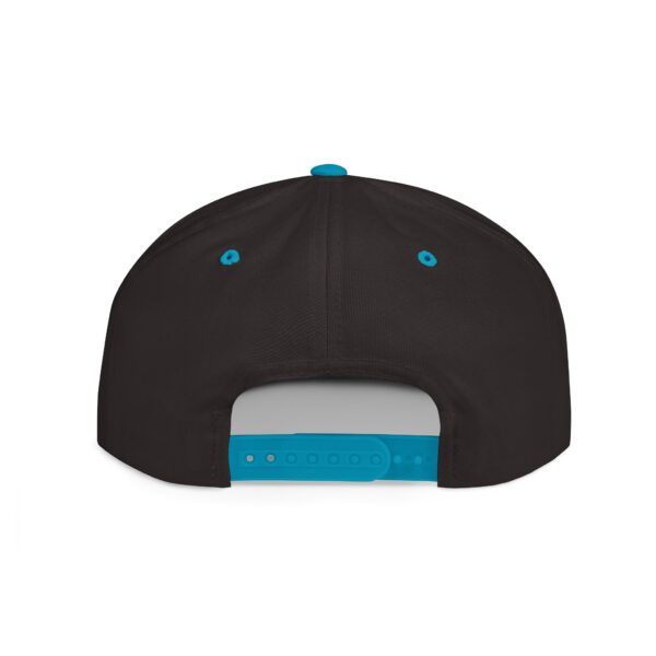 Coon Cat Crazy Flat Bill Snapback Hat - Image 2