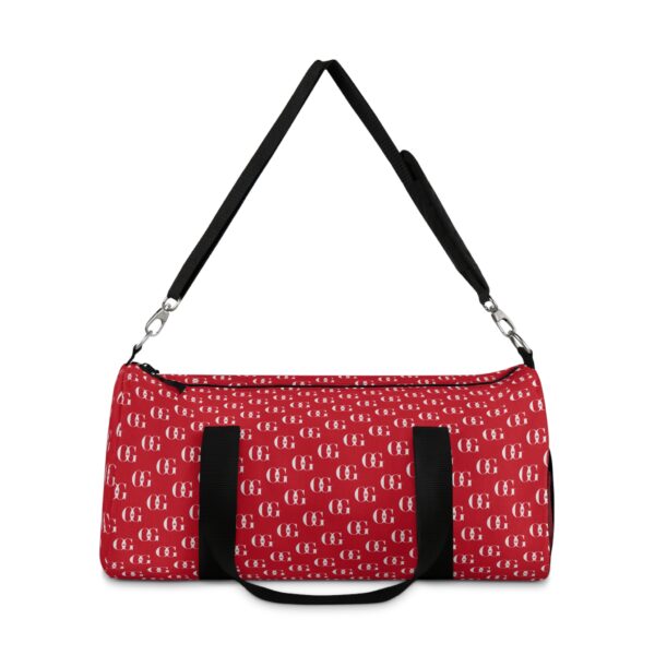 Red OG Monogram Duffel Bag - Perfect for Travel or Gym - Image 8