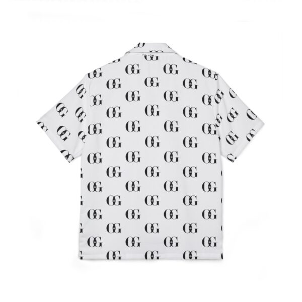 Stylish Men's OG Pattern Shirt - Trendy Summer Wear with Designer OG Cannabis Lettering - Image 3