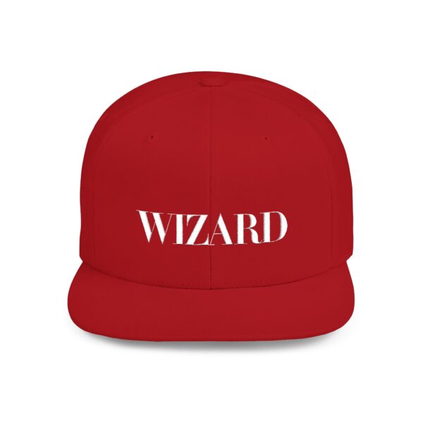 Cool Wizard Flat Bill Snapback Cap | Trendy Urban Style Hat - Image 7