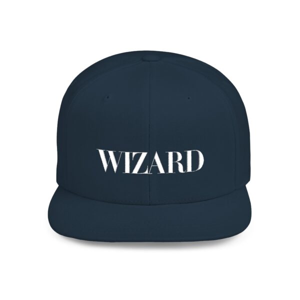 Cool Wizard Flat Bill Snapback Cap | Trendy Urban Style Hat - Image 4