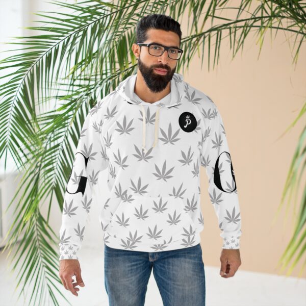 OG Push Pressure Cannabis Leaf Unisex Pullover Hoodie - Trendy Streetwear for Relaxation & Style