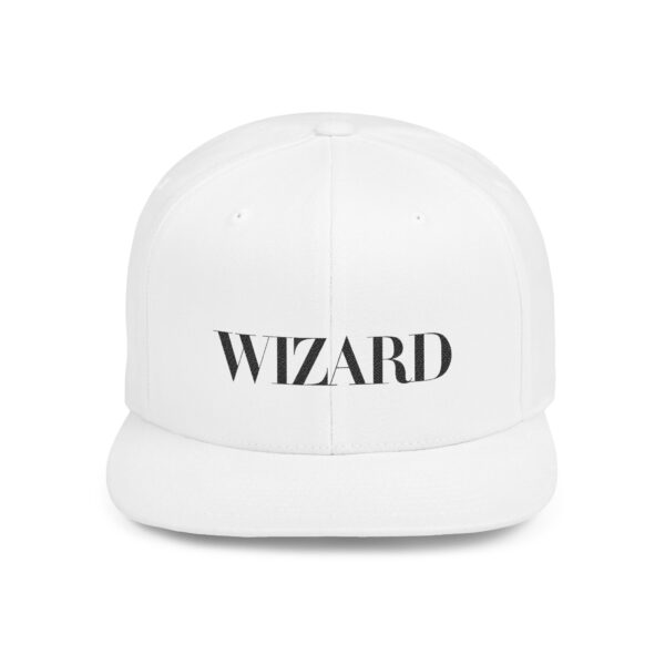 Wizard Flat Bill Snapback Cap - Stylish Street Headware