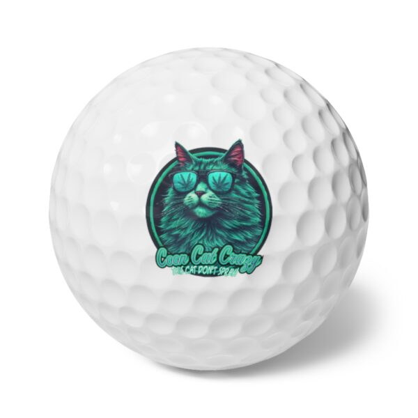 CCC Themed Golf Balls Set - 6 Pcs with Fun Designs