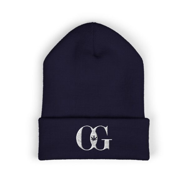 OG Cannabis Stylish Embroidered Classic Cuffed Beanie Street Wear - Image 7