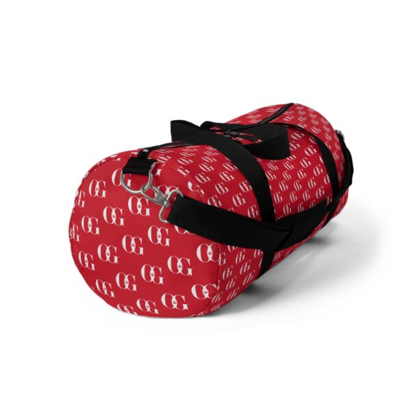 Red OG Monogram Duffel Bag - Perfect for Travel or Gym - Image 9