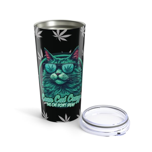 Cool Cat Cannabis 20oz Tumbler | Perfect for Coffee, Tea, and Outdoor Adventures - Image 5