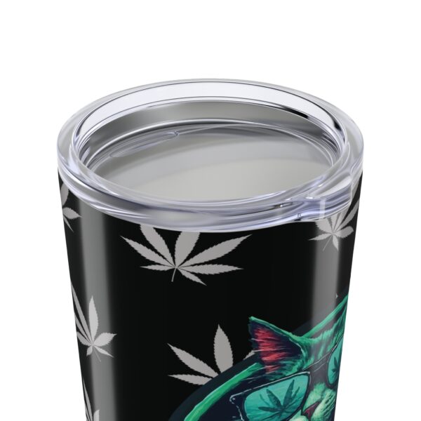 Cool Cat Cannabis 20oz Tumbler | Perfect for Coffee, Tea, and Outdoor Adventures - Image 6