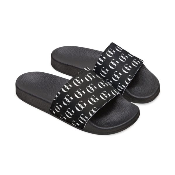 OG Monogram Pattern Slides Stylish Removable-Strap Sandals (Slides) for Casual Comfort | Perfect for Summer & Beach Days - Image 13