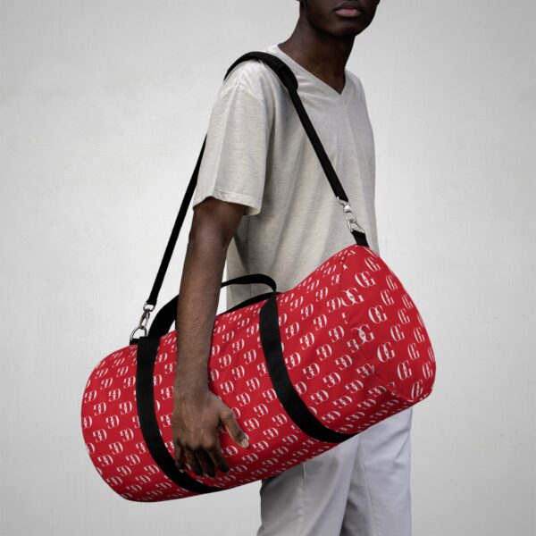 Red OG Monogram Duffel Bag - Perfect for Travel or Gym - Image 5