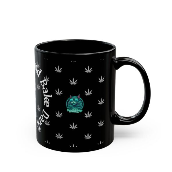 Wake and Bake Black Mug - 11oz & 15oz, Perfect for Coffee Lovers - Image 2