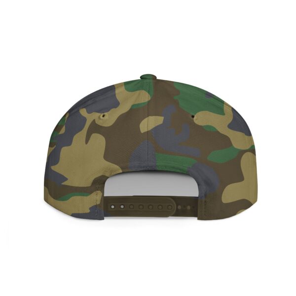 Stylish Solids and Camo OG Flat Bill Snapback Hat - Perfect for Casual Outings and Festivals - Image 2