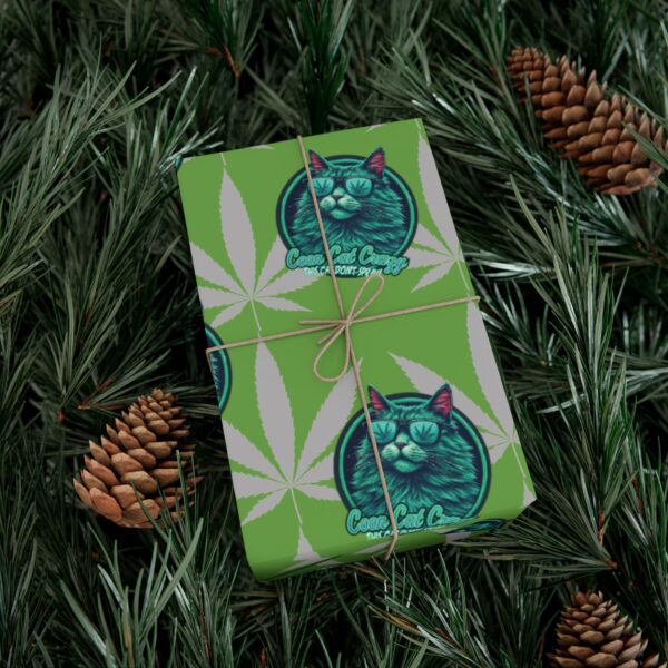 Cannabis Coon Cat Crazy Gift Wrap Papers