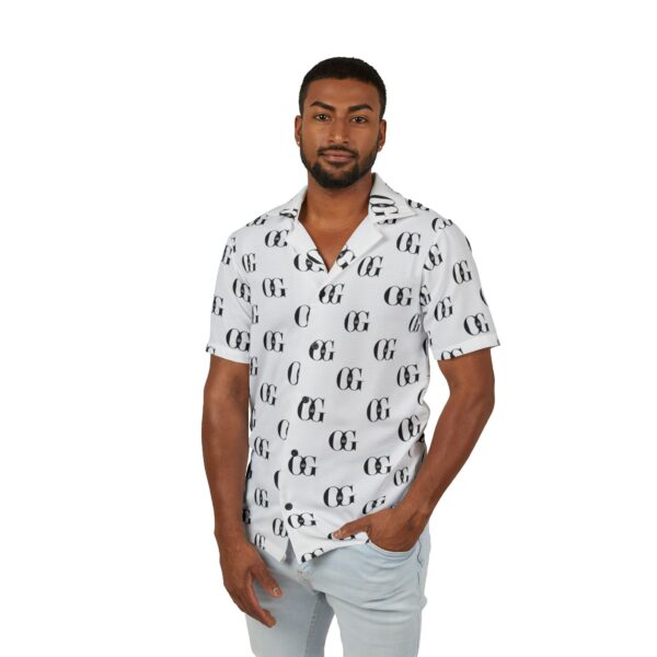 Stylish Men's OG Pattern Shirt - Trendy Summer Wear with Designer OG Cannabis Lettering