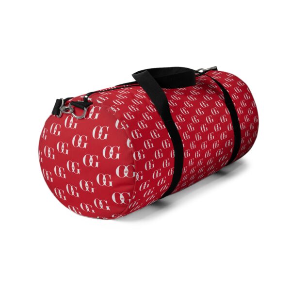 Red OG Monogram Duffel Bag - Perfect for Travel or Gym - Image 3