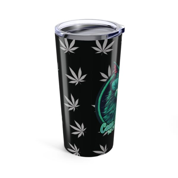 Cool Cat Cannabis 20oz Tumbler | Perfect for Coffee, Tea, and Outdoor Adventures - Image 3