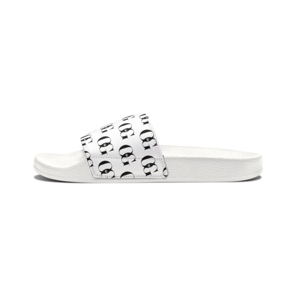 OG Monogram Pattern Slides Stylish Removable-Strap Sandals (Slides) for Casual Comfort | Perfect for Summer & Beach Days - Image 3