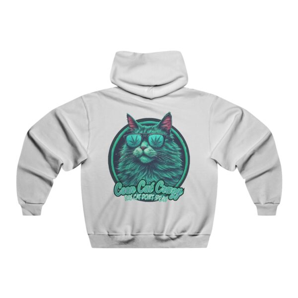 Men's Hooded Sweatshirt - "F*ck Your Feelings" & Chill Cat Design - Casual Streetwear - Image 2