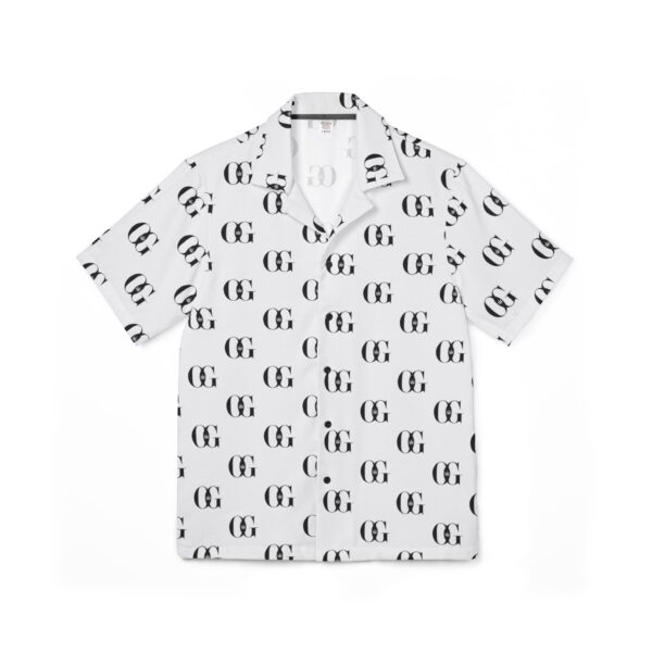 Stylish Men's OG Pattern Shirt - Trendy Summer Wear with Designer OG Cannabis Lettering - Image 2