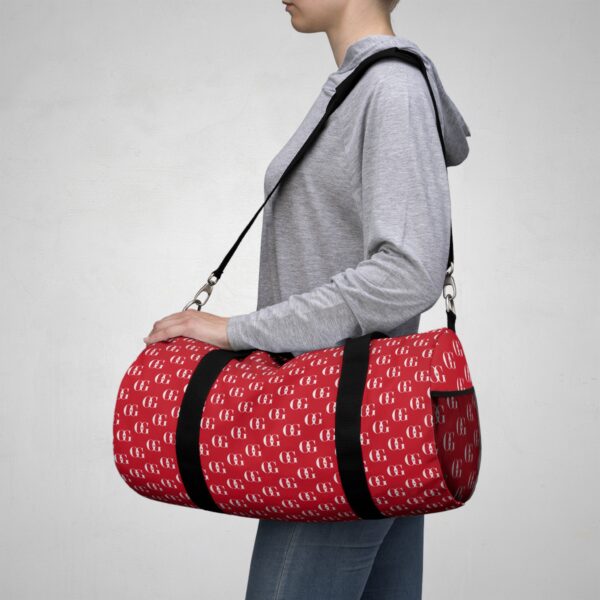 Red OG Monogram Duffel Bag - Perfect for Travel or Gym - Image 12