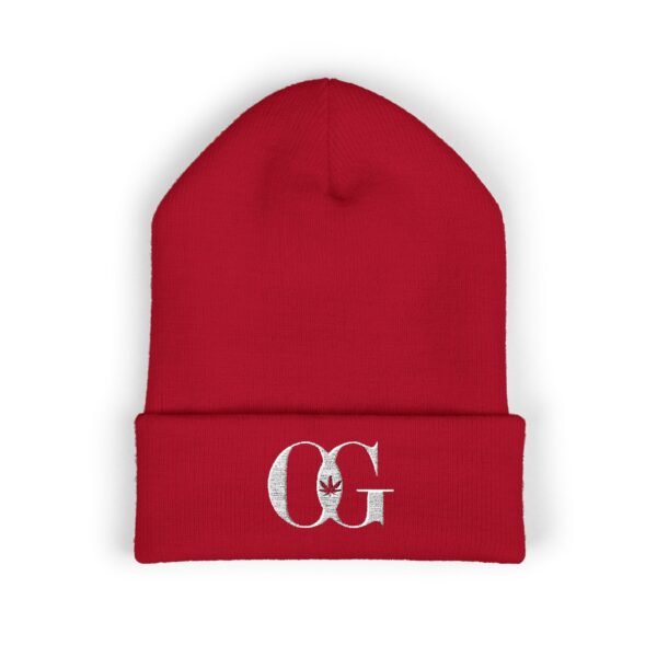 OG Cannabis Stylish Embroidered Classic Cuffed Beanie Street Wear - Image 13