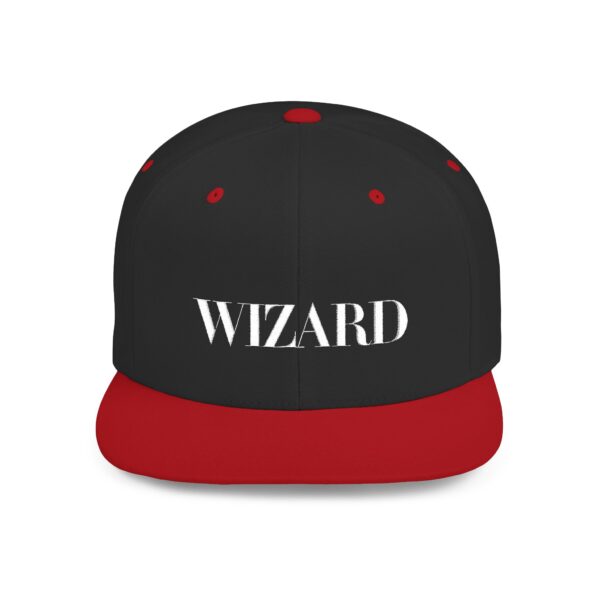 Cool Wizard Flat Bill Snapback Cap | Trendy Urban Style Hat - Image 10