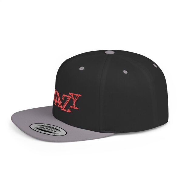 Crazy Flat Bill Snapback Cap - Trendy Hat for Streetwear Lovers - Image 12